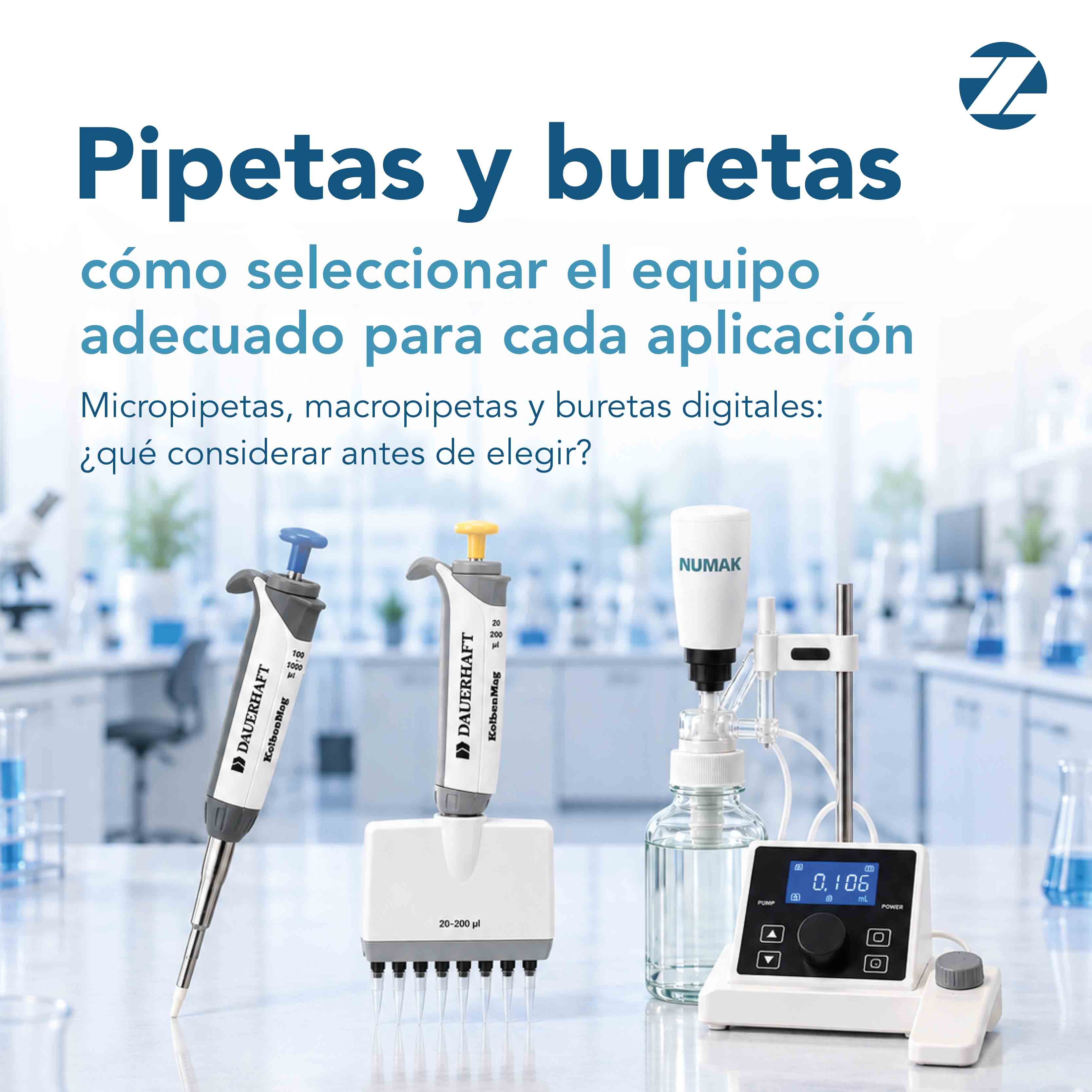 Pipetas y buretas: cómo seleccionar el instrumento adecuado para cada aplicación