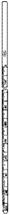 Pipeta graduada para Eritrosedimentación tipo Westergreen. Marca Dagon, modelo 1532