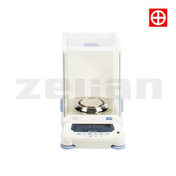 Balanza analítica semi-micro 220/82g x  0,1 mg/0,01mg. Marca Shimadzu, modelo AUW220D.