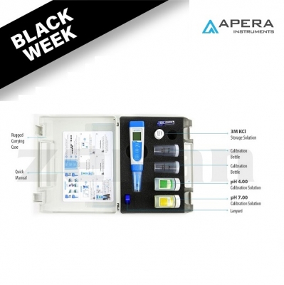 Medidor de pH (pHmetro) de bolsillo (portátil). Marca Apera, modelo PH60 Premium