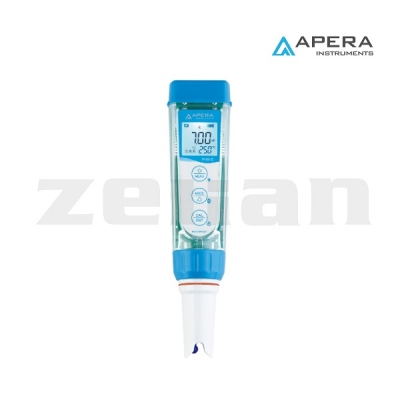Medidor de pH (pHmetro) y ORP inteligente portátil. Marca Apera USA.Modelo pH60-Z con la aplicación móvil Zen Test.