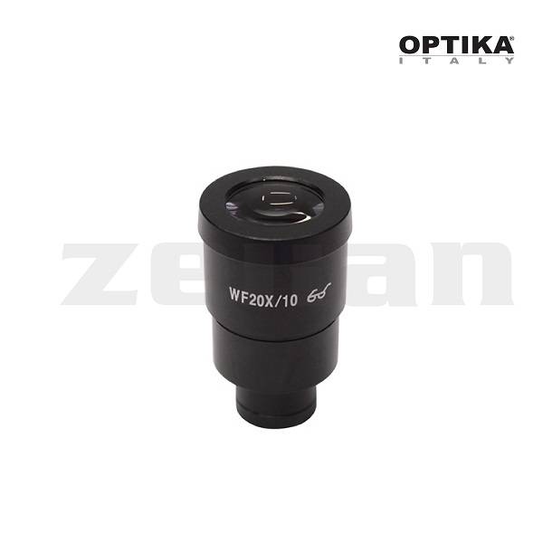 Oculares WF20x/10 (par), punto ocular alto. Marca Optika, modelo ST-083