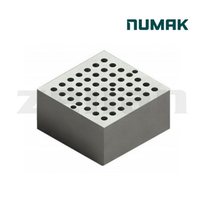 Bloque para baño seco y concentrador de nitrógeno de 49 tubos de 0.5 ml. Marca: Numak, modelo BK-16