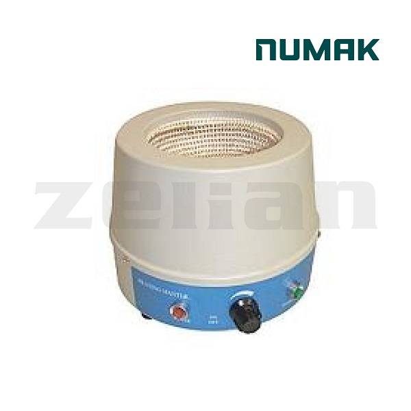 Manto calefactor MCR para baln de 500 ml. Medidas Aproximadas 220 x 165 mm. Marca Numak