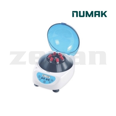 Mini centrifuga sin escobillas con rotor angular p/ 6 tubos. Marca Numak, modelo PRP