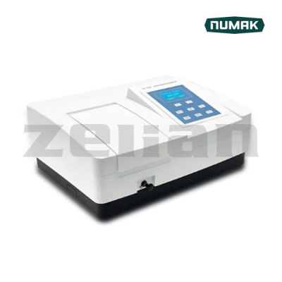 Espectrofotómetro. Marca Numak, modelo UV-1200. Rango de Longitud de Onda: 200 a 1000 nm.