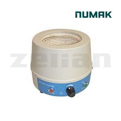 Manto calefactor MCR para balón de 1000 ml. Medidas aproximadas 280 x 220 mm. Marca Numak