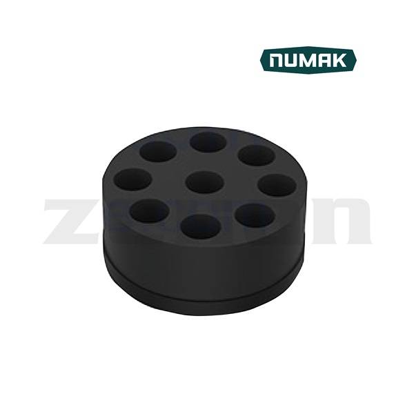 Accesorio para 9  tubos de 50 ml para agitador vortex multifuncion. Marca Numak, modelo VN-MULTI