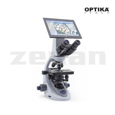 Microscopio binocular con Tablet mutifuncion, iluminacíon LED (tipo Koehler fijo),inmersión Aceite/Agua, modelo B-290TB, marca Optika