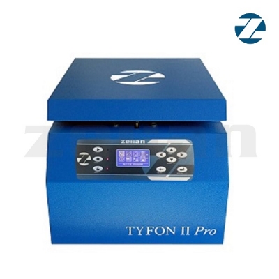 Centrífuga de mesa a inducción con rotor oscilante p/ 16 tubos. Marca Zelian, modelo Tyfon II Pro ZTO-1615. Ind. Arg.