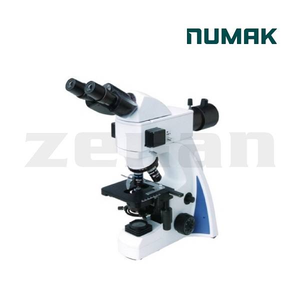 Microscopio trinocular con Epifluorescencia LED. Marca Numak, modelo N-300F
