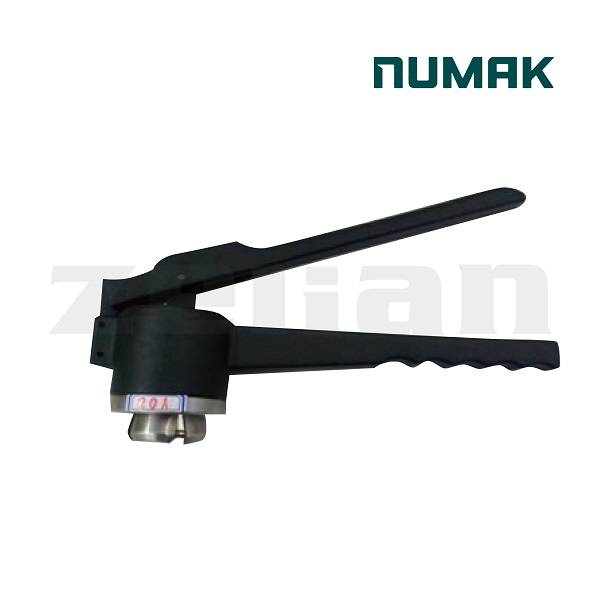 Precintadora/encapsuladora de precintos flip, para viales de 20 mm. Marca Numak