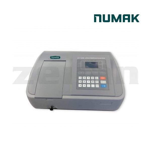 Espectrofotómetro. Marca Numak, modelo UV-1600. Rango de Longitud de Onda: 190 a 1100 nm.