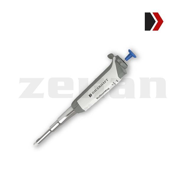 Micropipeta autoclavable con pistón magn&eacute;tico de volumen variable, 10 - 100 ul. Marca Dauerhaft, Modelo Kolbenmag DFV-100