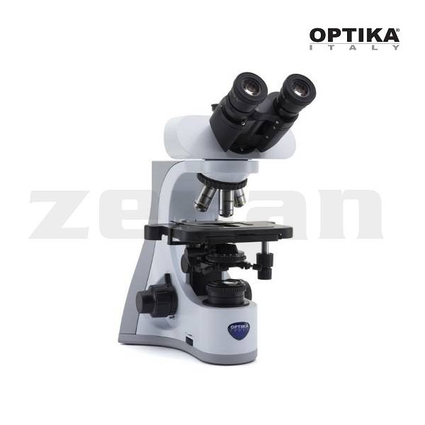 Microscopio trinocular con iluminacin X-LED3 con LED blanca (tipo Full Koehler) y revlver quntuple,corregido al infinito, modelo B-510BF, marca Optika