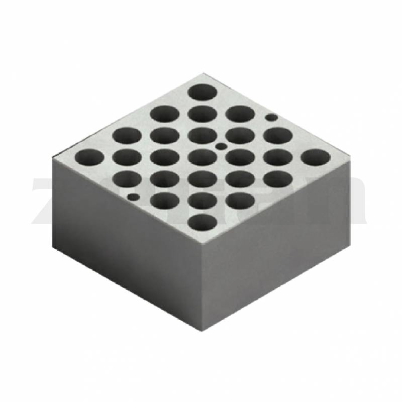 Bloque para baño seco y concentrador de nitrógeno de 25 tubos de Ø 10.8 mm (1,5 ml, tipo eppendorf). Marca: Allsheng, modelo BK-17