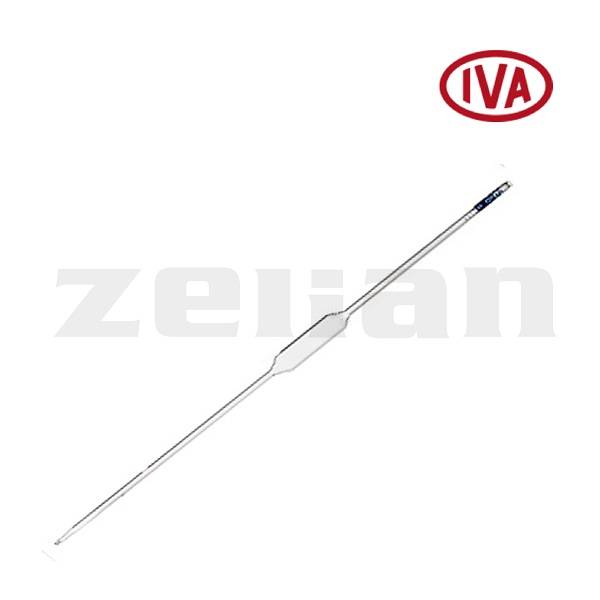 Pipetas Volum&eacute;tricas aforada con UN aforo de 3 ml. CON CERTIFICADO INDIVIDUAL. Marca IVA, Modelo 010703IND
