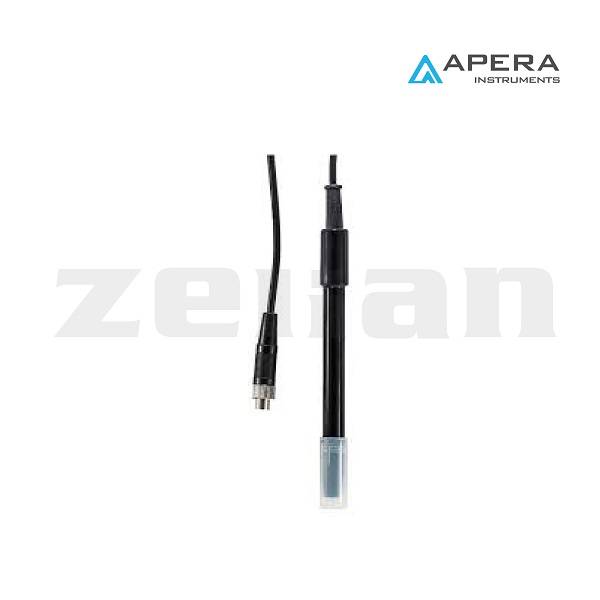 Electrodo de conductividad/temp. Rango: de 0.5 µS/cm a 200 mS/cm. Marca Apera, modelo 2301T-F