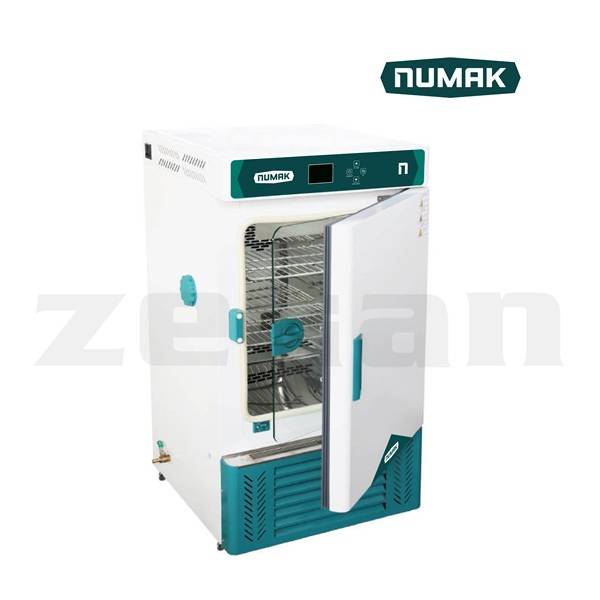 Incubadora refrigerada de 150 L con control de temperatura inteligente. Marca Numak, modelo  HPI-150L REF