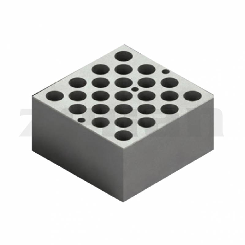 Bloque para baño seco y concentrador de nitrógeno de 25 tubos de 10.8 mm (2 ml). Marca: Allsheng, modelo BK-18