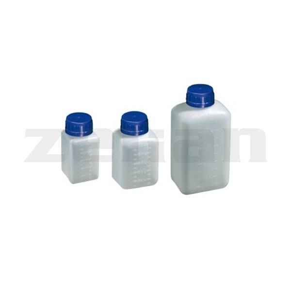Frasco rectangular graduado de 1000 ml. Marca Deltalab, modelo 292821G.
