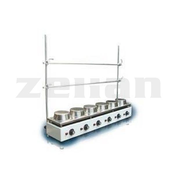 Bateria de extracción para 6 determinaciones. Marca Tecno, modelo TDCP/6