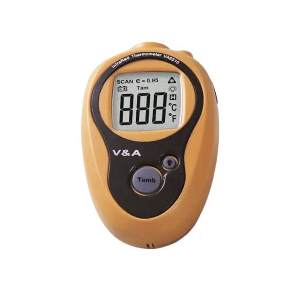 Termómetro infrarrojo, sin contacto, -20°C a +270°C, de bolsillo. Marca V&A ,modelo VA6510