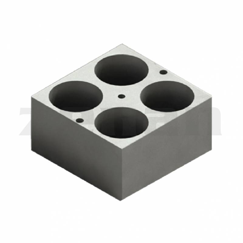 Bloque para baño seco y concentrador de nitrógeno de  4 tubos de Ø 28 mm. Marca: Allsheng, modelo BK-14