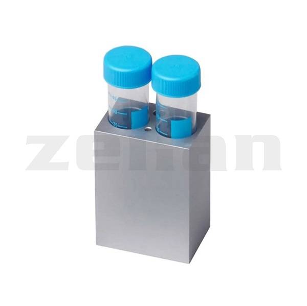 Bloque para baño seco de 2 tubos de 50 ml. Marca: Numak, modelo G-MiniZ