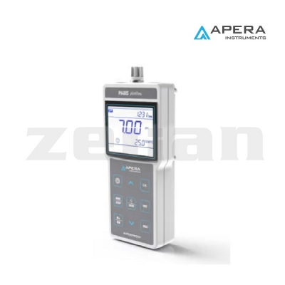 Phmetro porttil de pH/mV/Temperatura con almacenamiento GLP. Marca Apera USA, Modelo PH400S