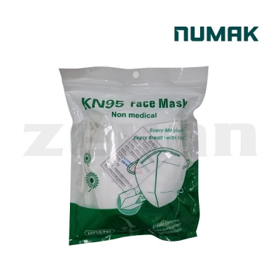 Mascarilla descartable KN95 en envase sellado, Modelo KN95 FACE MASK