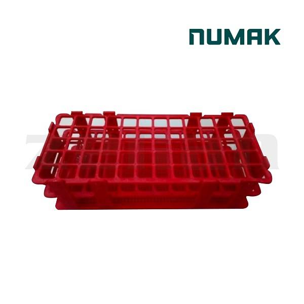 Gradilla plástica para 40 tubos de 20 mm. Marca Numak, modelo 4020