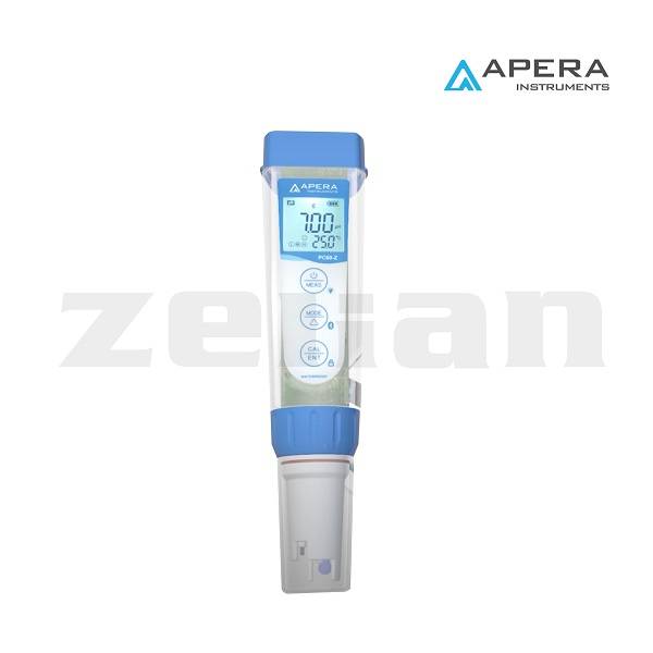 Medidor multiparámetro portátil PH y Conductividad. Marca Apera, modelo PC60-Z Smart Pocket con la aplicación móvil ZenTest
