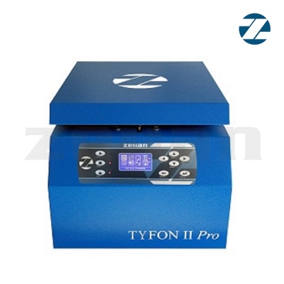 Centrífuga de mesa a inducción con rotor oscilante, p/ 24 tubos. Marca Zelian, modelo Tyfon II Pro ZTO-2415. Ind. Arg.