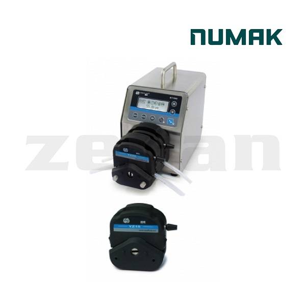 Bomba peristáltica para laboratorio. Marca Numak, modelo  BT100S con cabezal YZ15
