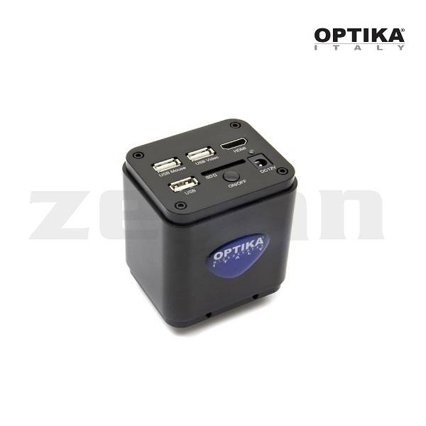 Cámara de  8MP, sensor CMOS y conexión Ethernet/HDMI/4K, multi-plug, modelo C-HP4, marca Optika