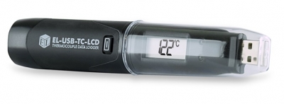 Datalogger de temperatura de termopar, Rango: 0 a 200 ° C, modelo EL-USB-TC-LCD, marca Lascar Electronics