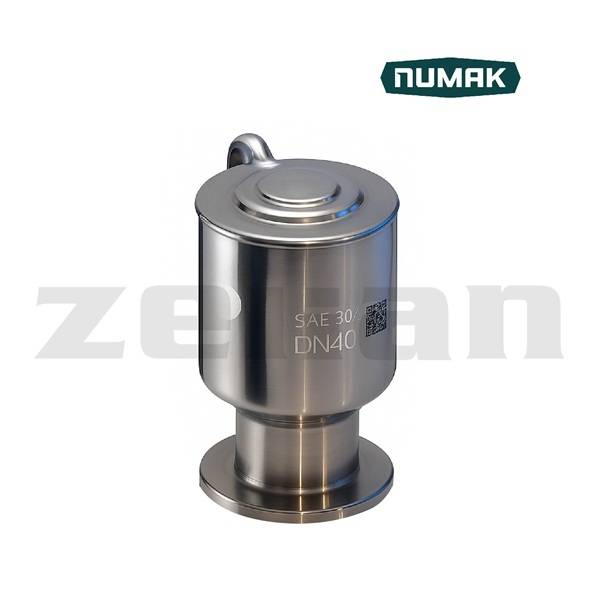 Embudo de acero inoxidable de 300 ml para manifolds de 3 y 6 bocas. Marca Numak